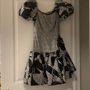 Victor Costa Polka Dot Dress